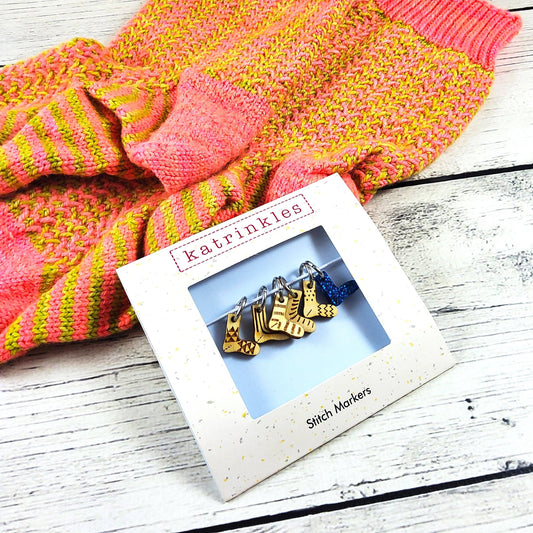 Katrinkles Tiny Sock Stitch Marker Set