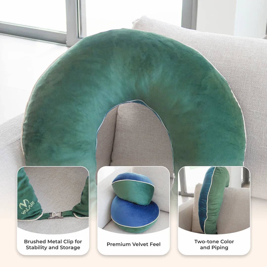 Premium Velvet - Green/Blue