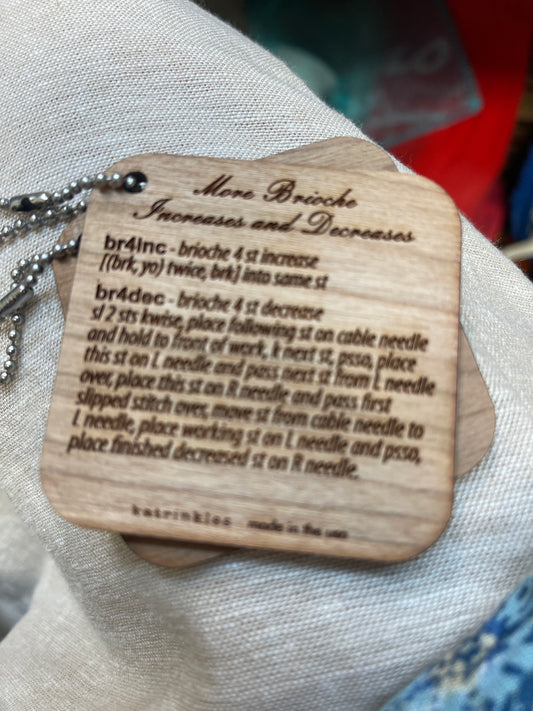 Katrinkles wooden more brioche tags