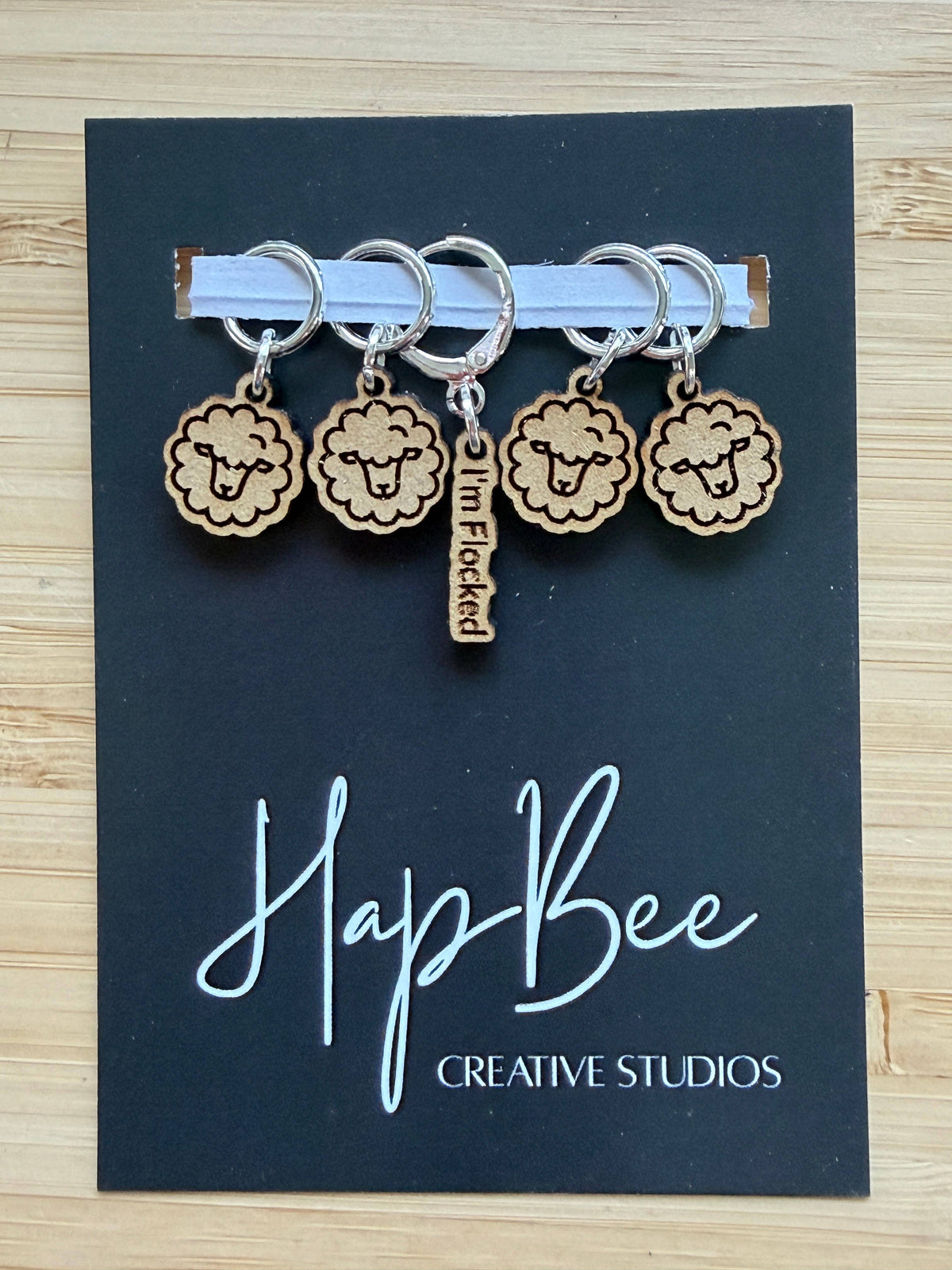 I'M FLOCKED Stitch Marker set