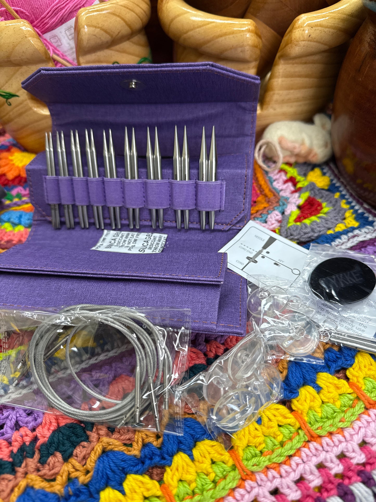 Lykke Flight 3.5inch (90mm) Interchangable Grade 316 Surgical Stainless Steel Needle Set