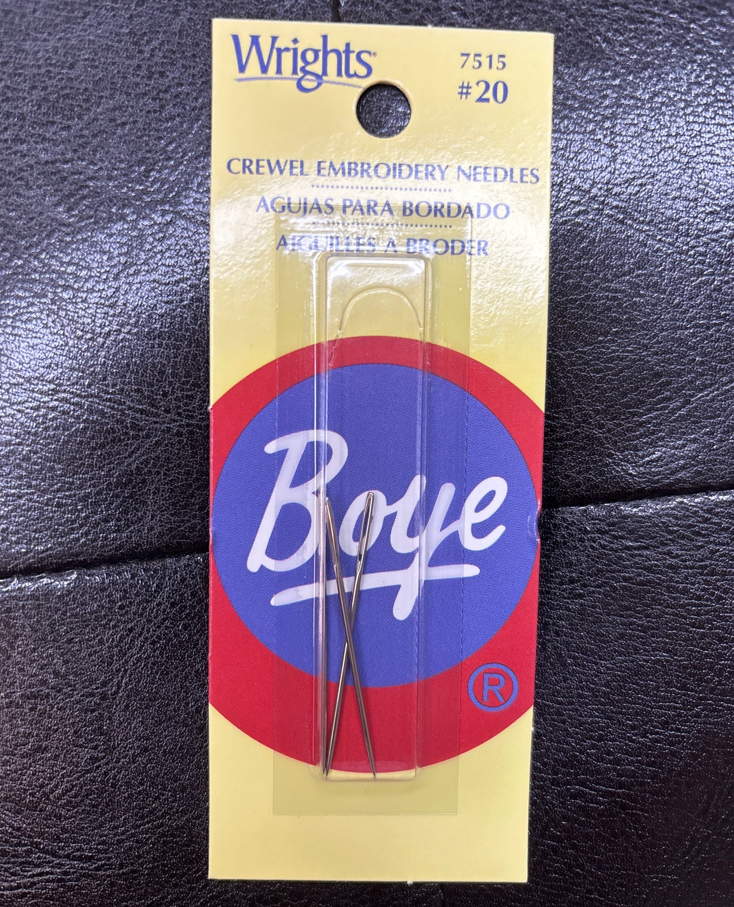 Boye Crewel Embroidery Needles 7515 #20