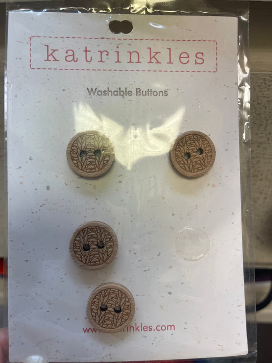 Katrinkles washable knit buttons