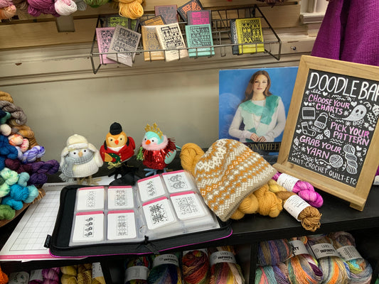 Knitting Colorwork gauge/tension/how to use doodle decks
