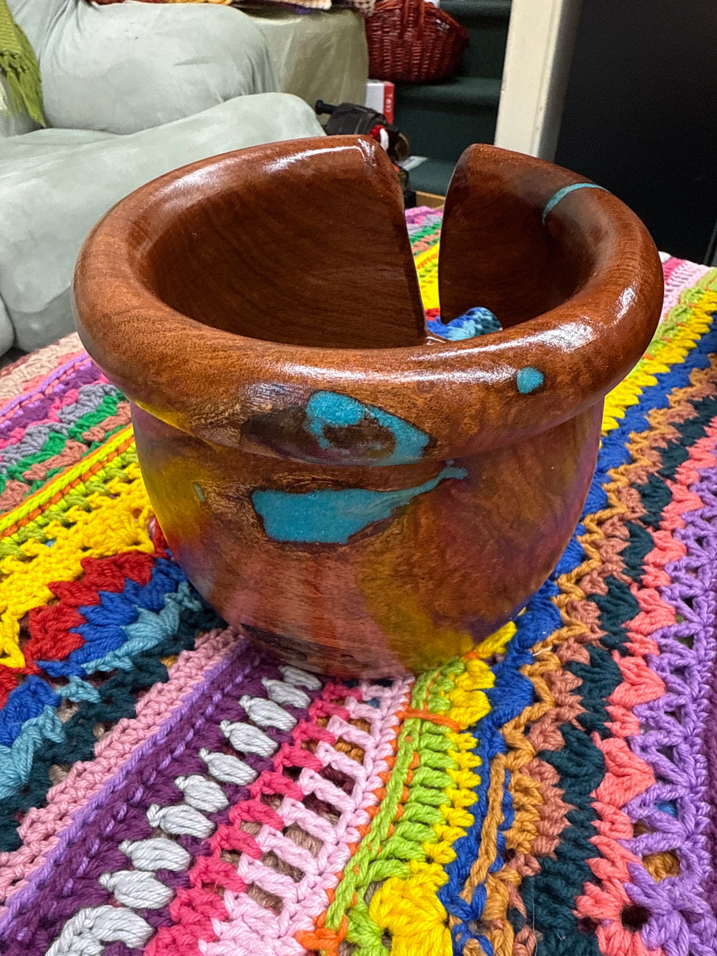 Mesquite Yarn Bowl