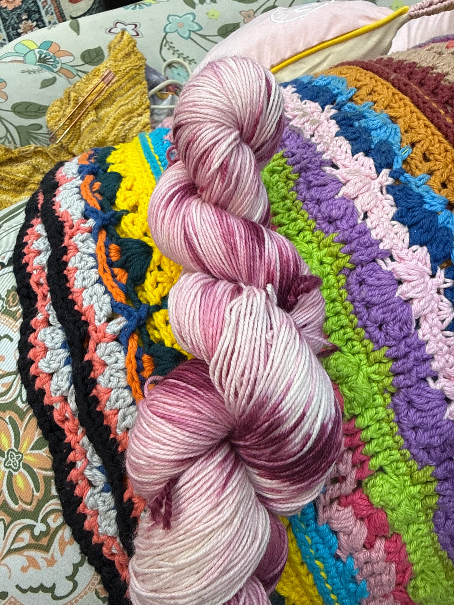 Shop dyed sock yarn