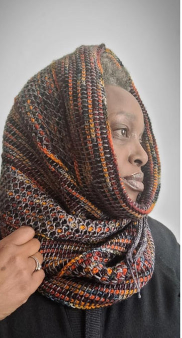 Tunisian Hooded Cowl