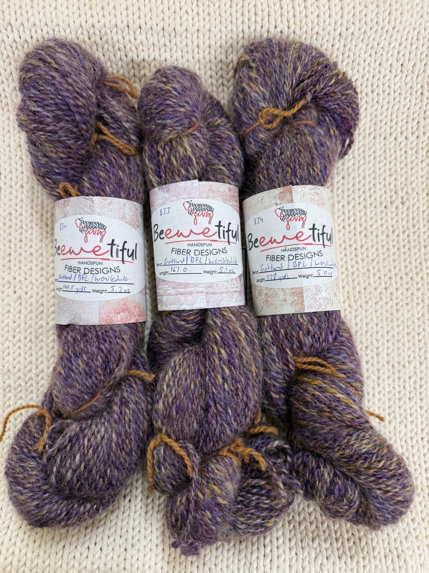 Be “ewe” tiful Fiber Designs Hand Spun Yarn & Gifts
