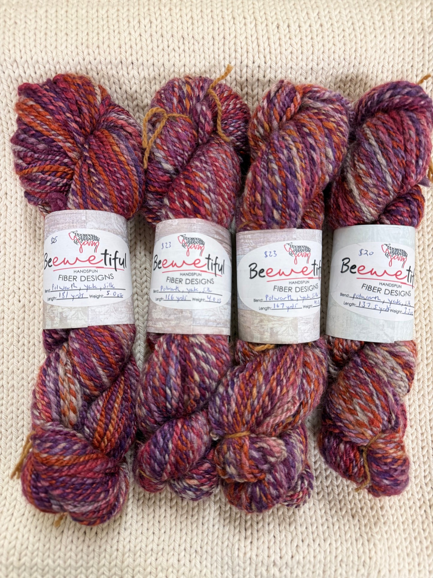 Be “ewe” tiful Fiber Designs Hand Spun Yarn & Gifts