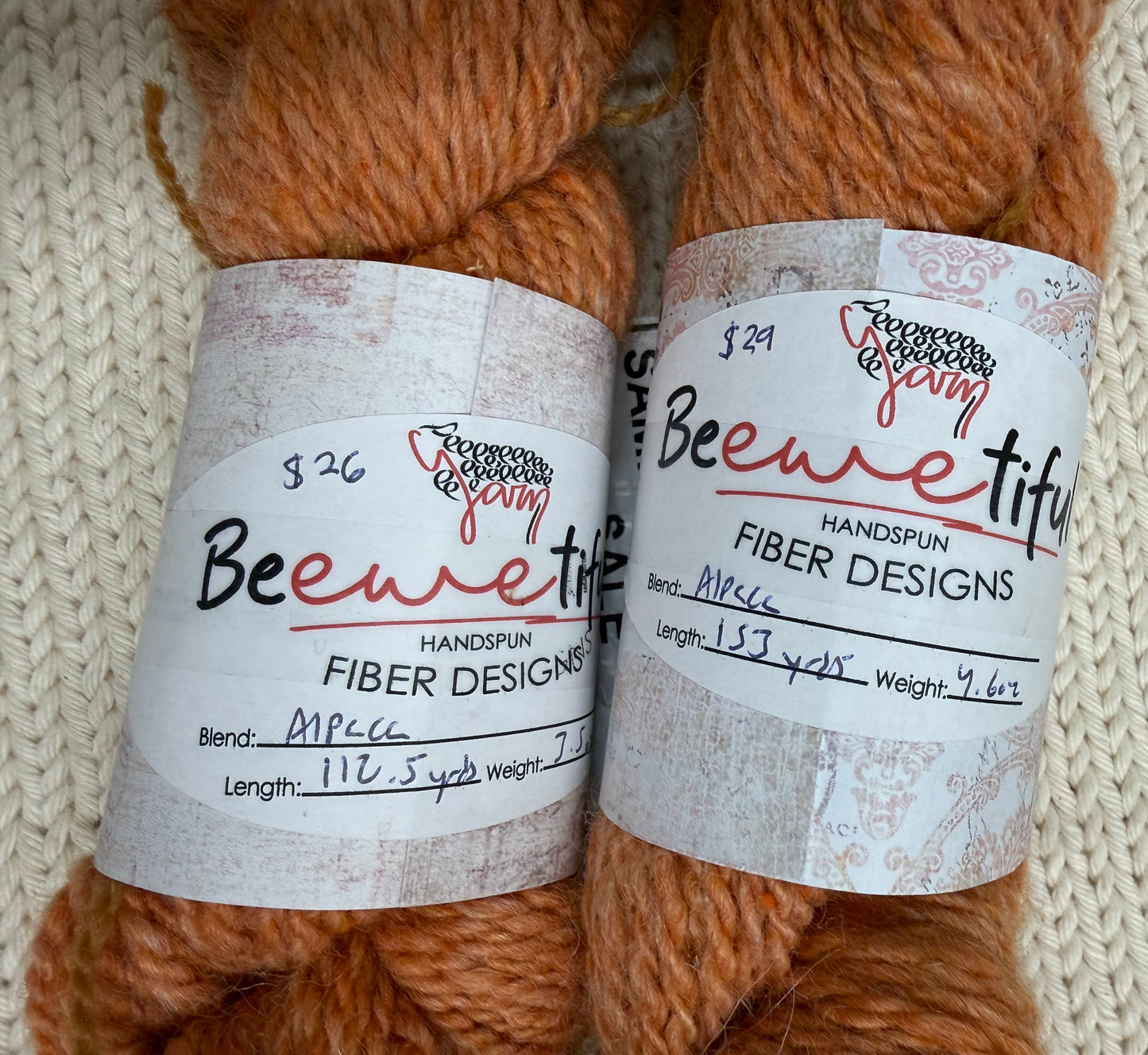 Be “ewe” tiful Fiber Designs Hand Spun Yarn & Gifts