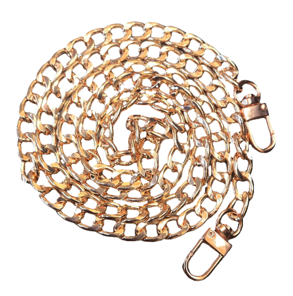 Crossbody Chain Bag Strap With Swivel Clasps
