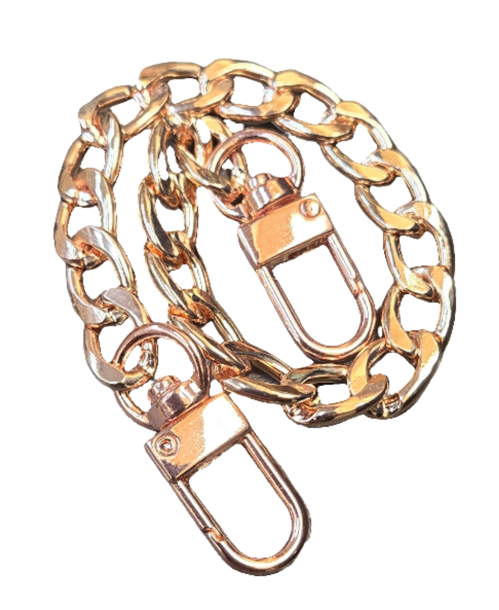 Handbag Chain Strap With Swivel Clasps