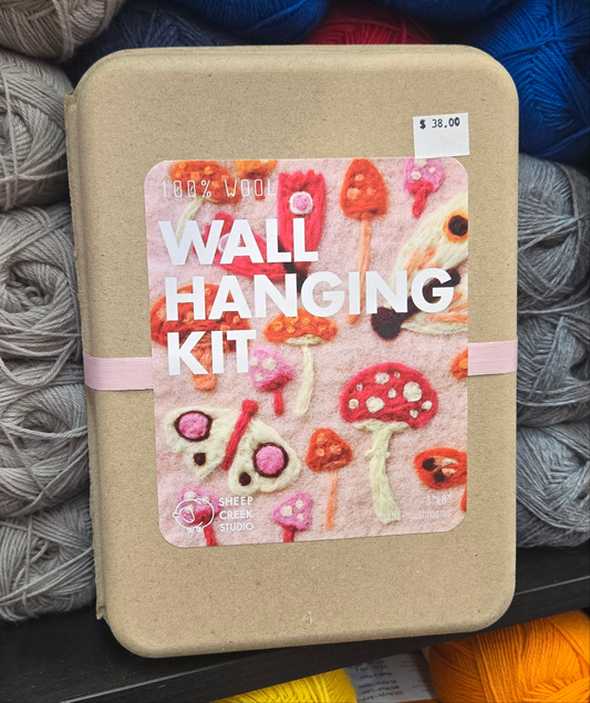 Moths and Mushrooms Wall Hanging Kit