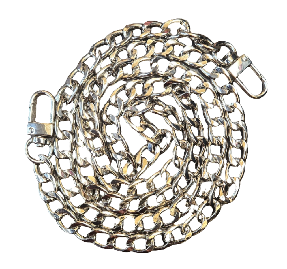 Crossbody Chain Bag Strap With Swivel Clasps