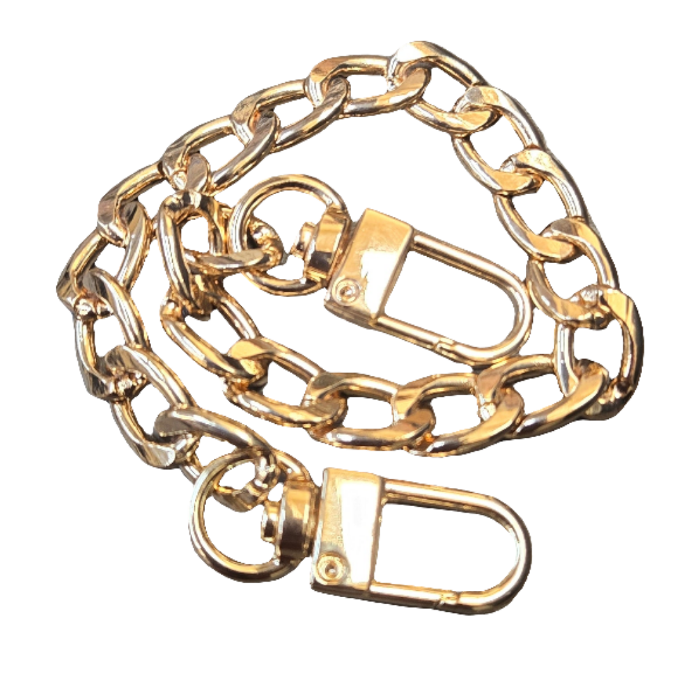 Handbag Chain Strap With Swivel Clasps