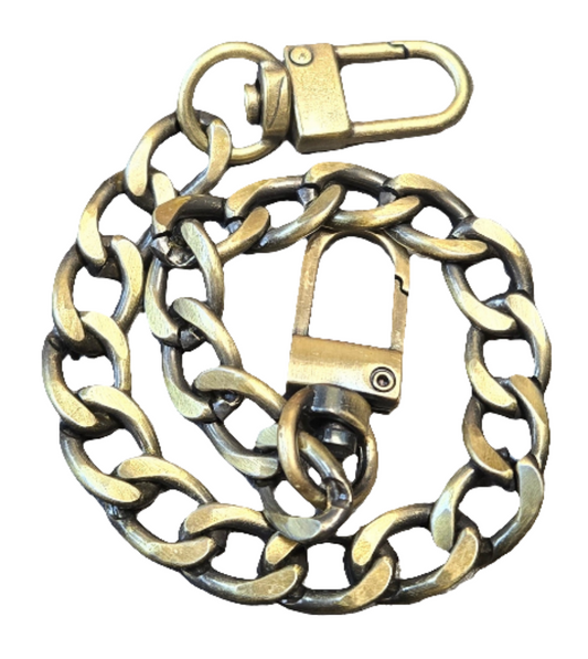 Handbag Chain Strap With Swivel Clasps