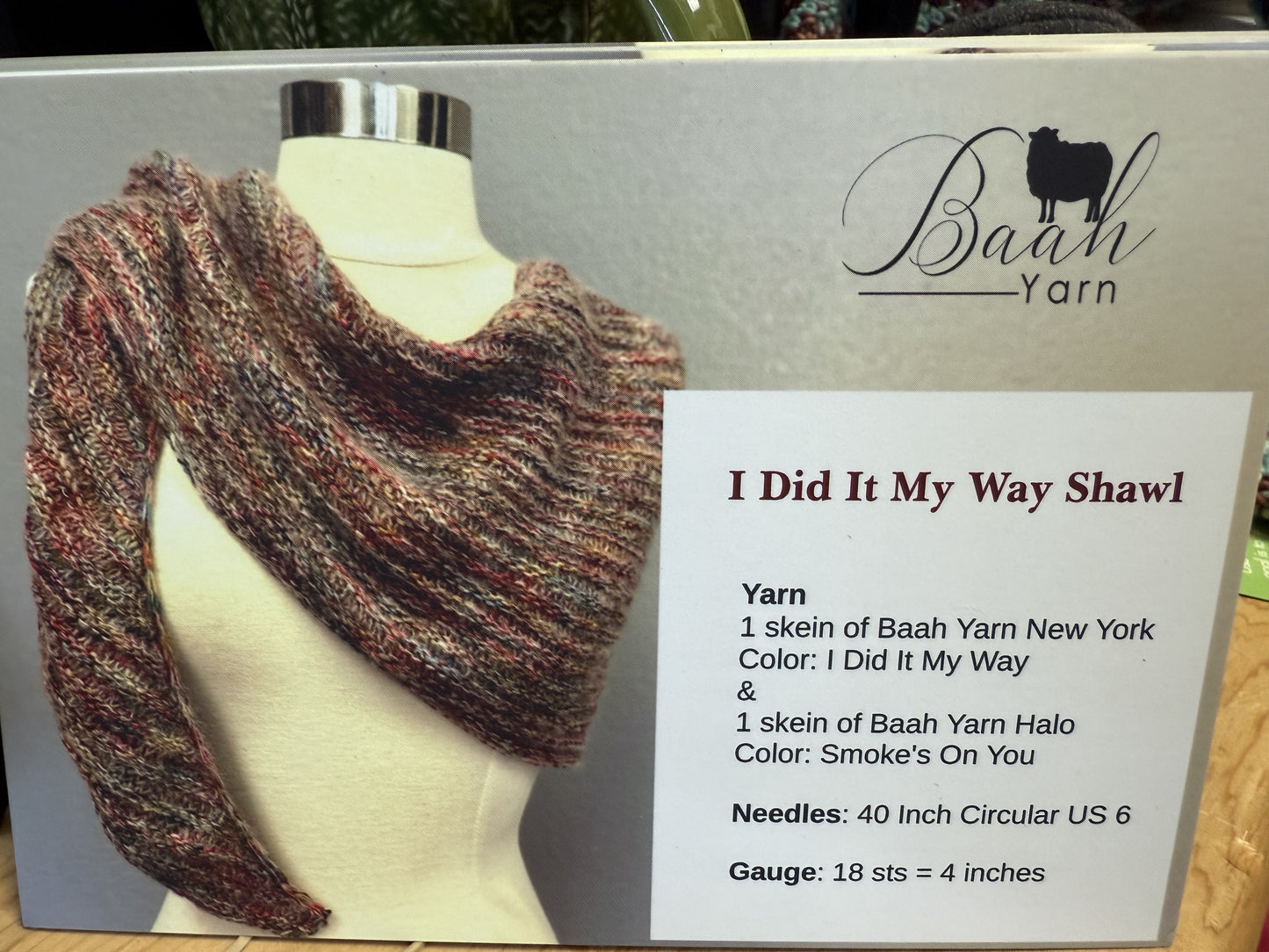 Baah Yarn Shawl Kit