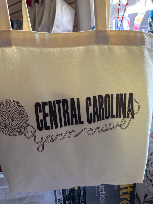 Central Carolina Yarn Crawl canvas bag