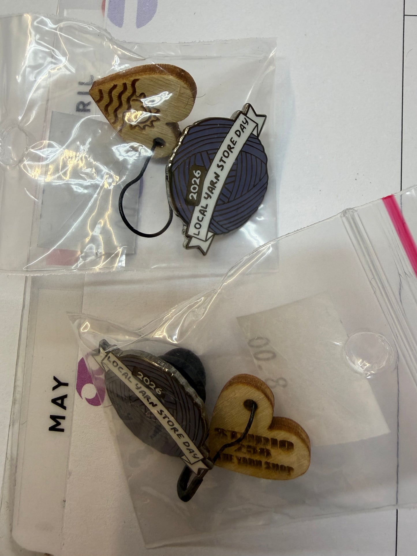 LYS DAY PIN & Stitch Marker