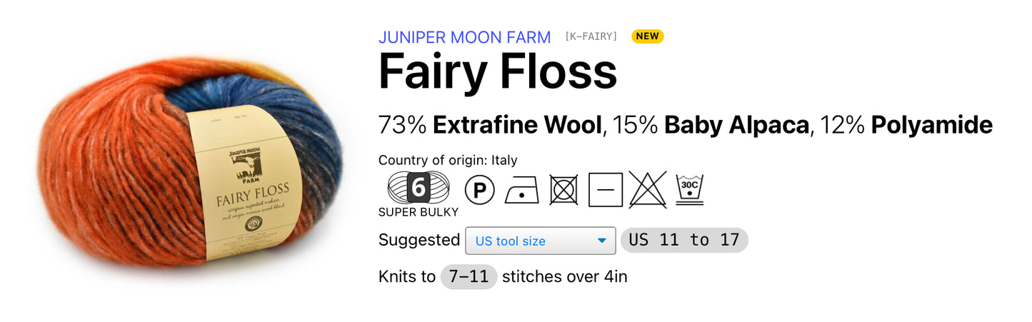 Juniper Moon Farm Fairy Floss