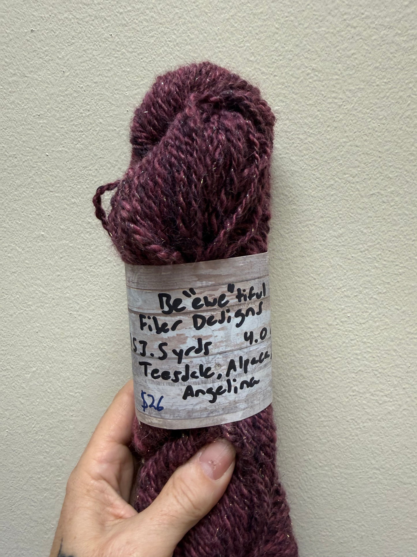 Be “ewe” tiful Fiber Designs Hand Spun Yarn & Gifts