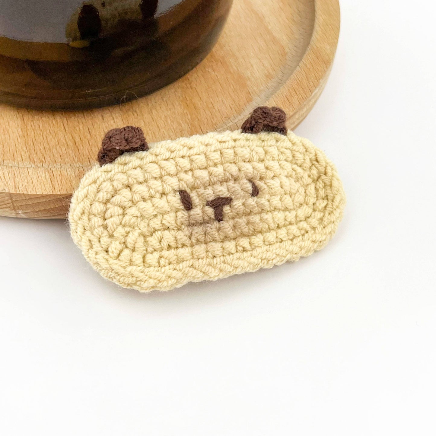 Handmade Crochet Cat Hair Clips, Cute Yarn Kitten Barrettes