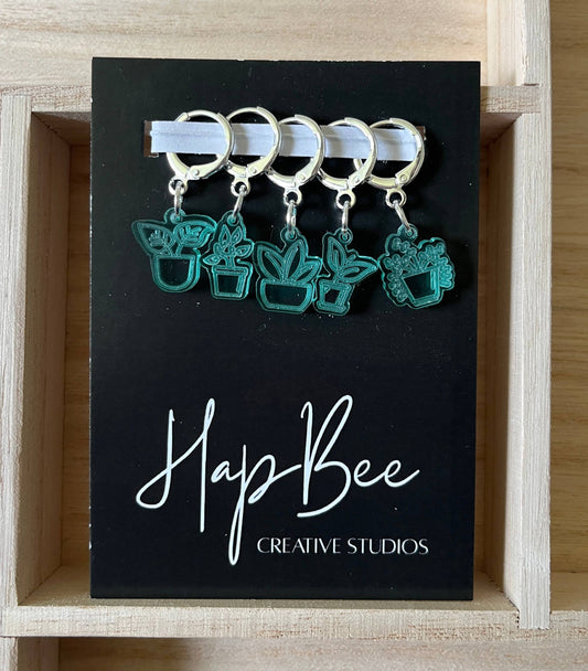HAPPY HOUSEPLANTS Stitch Marker set