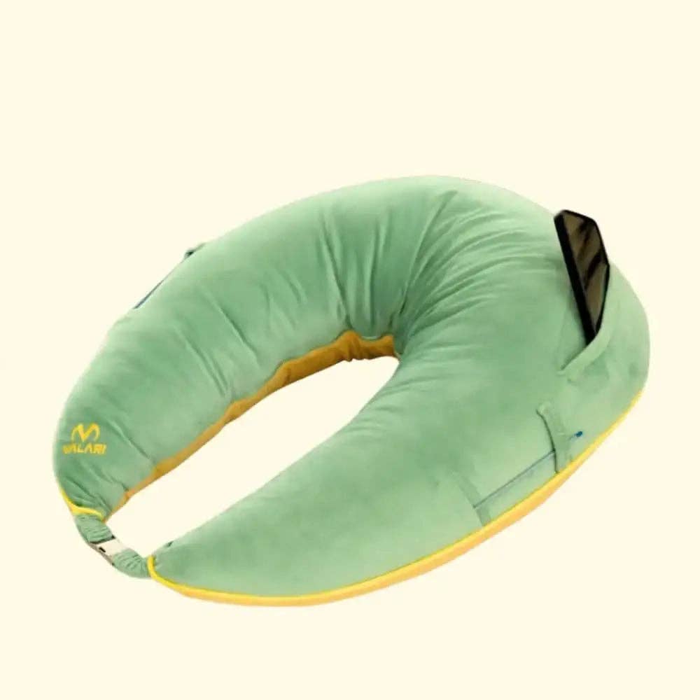 Crafteaze Velvet Sage/Yellow Maker's Pillow