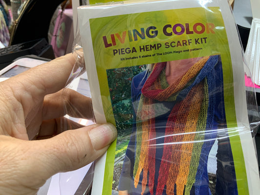 BEETSTREET YARN LIVING COLOR PIEGA HEMP SCARF KIT