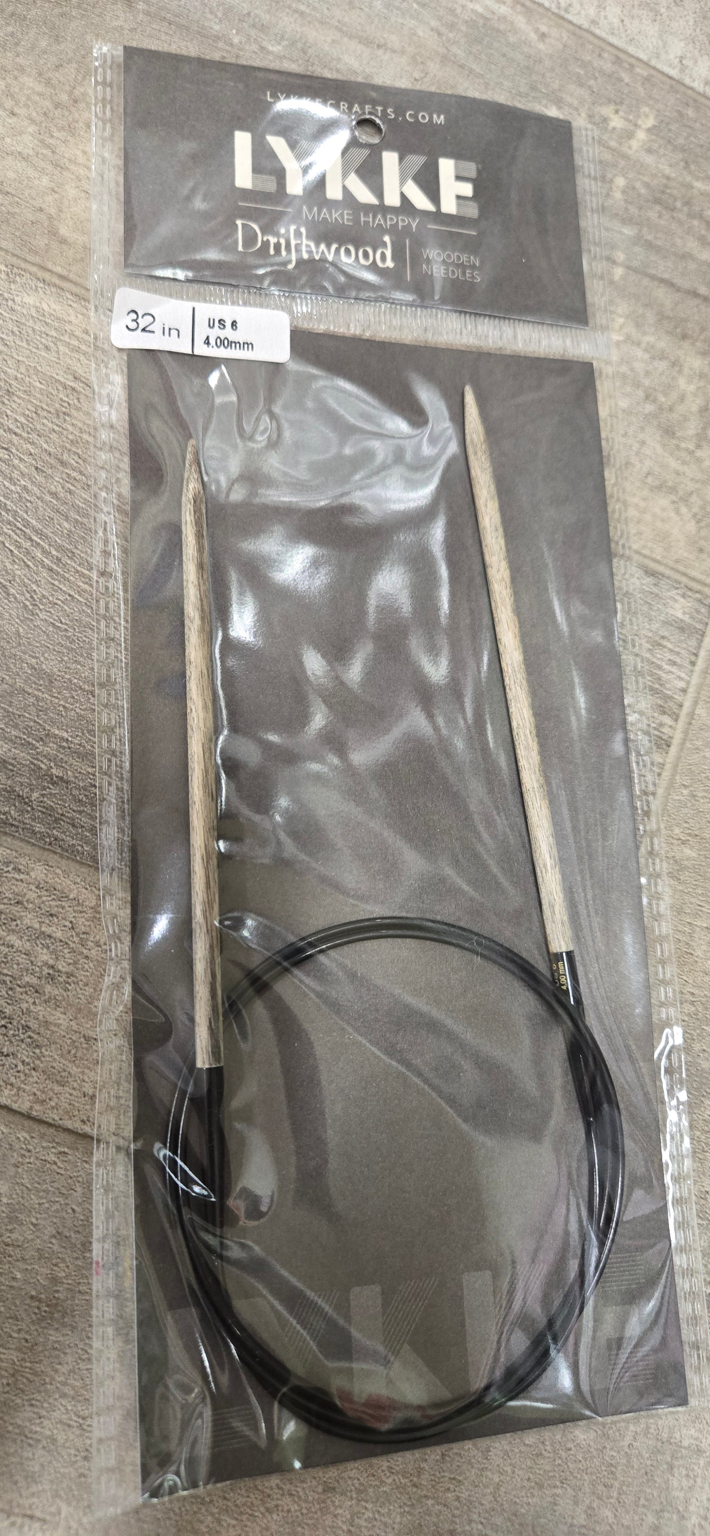 LYKKE Driftwood 32" Circular Knitting Needles