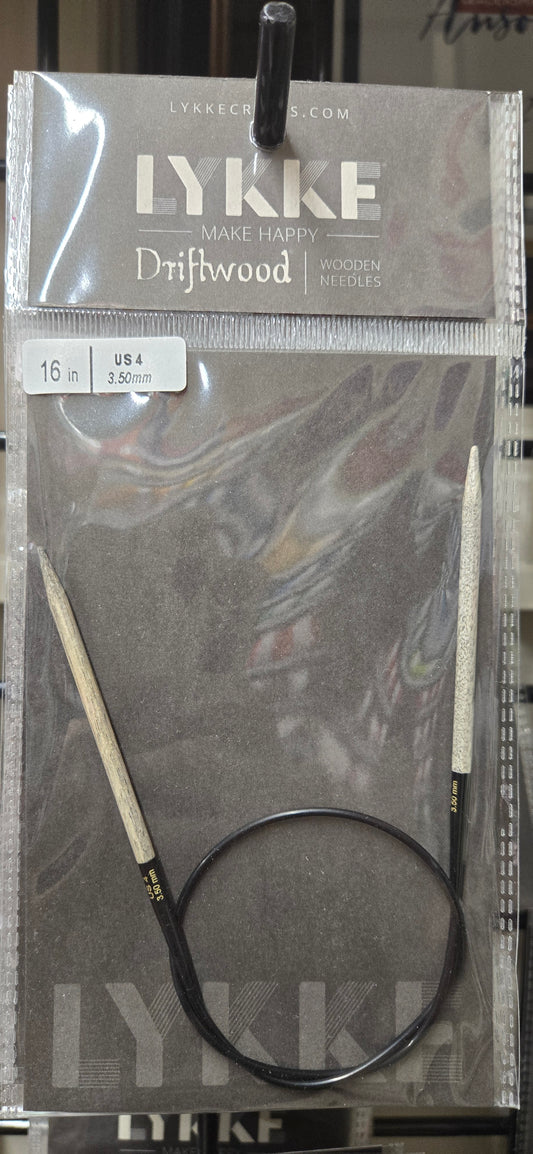LYKKE Driftwood 16" Circular Knitting Needles