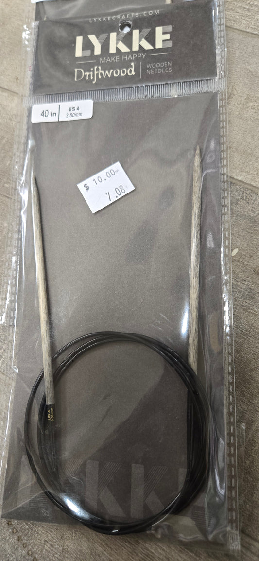 LYKKE Driftwood 40" Circular Knitting Needles