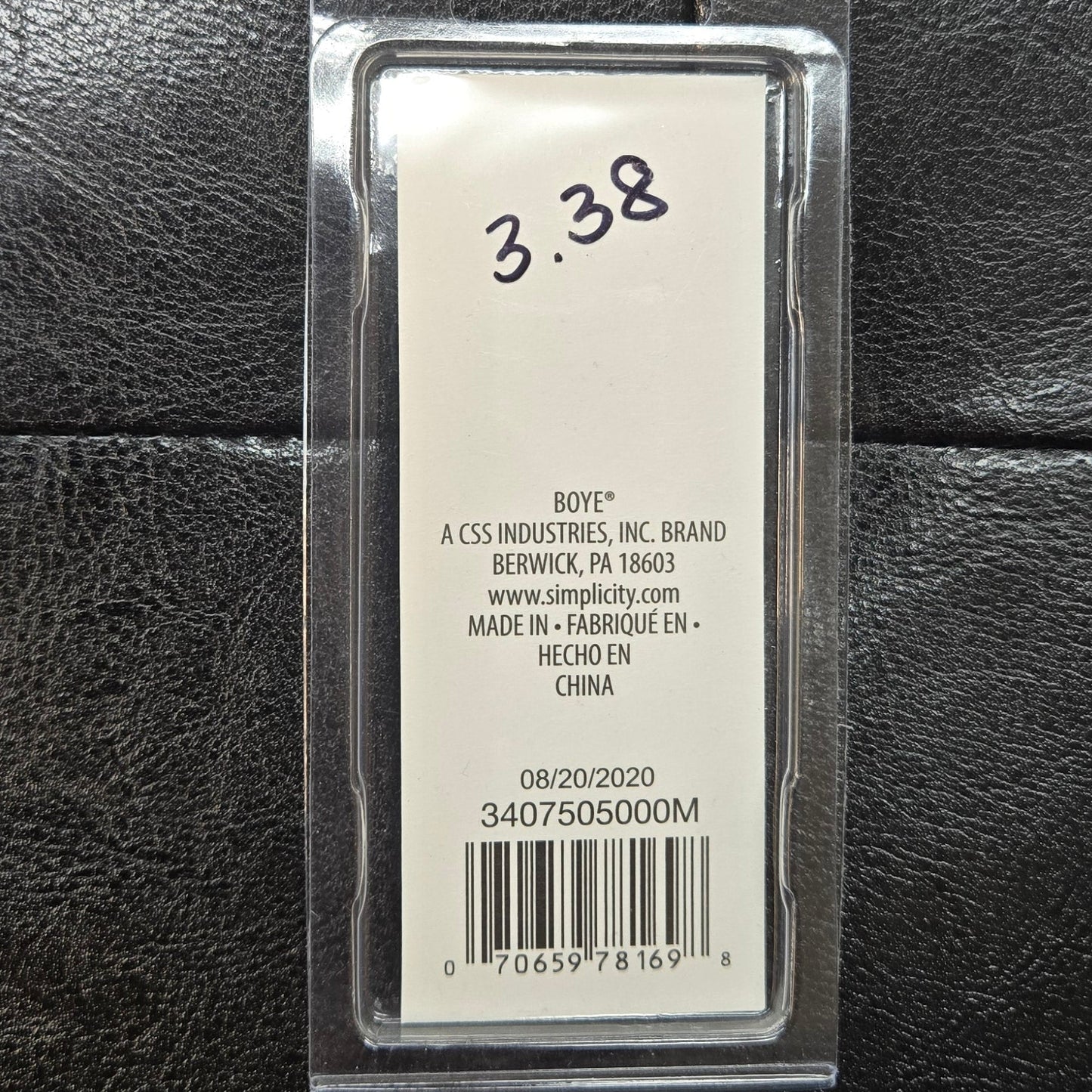 Boye Yarn Needles (Metal) #13