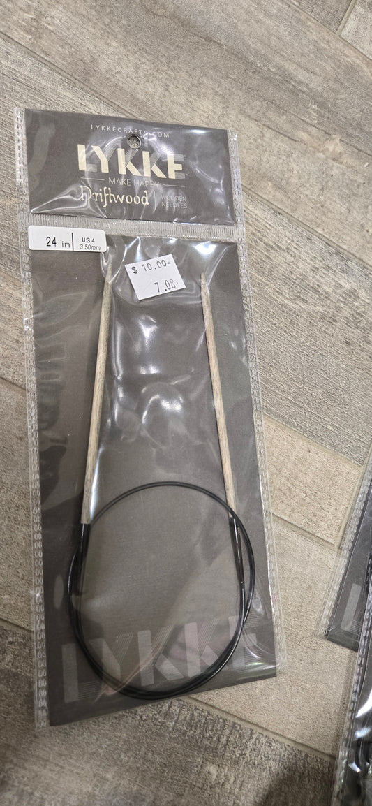 LYKKE Driftwood 24" Circular Knitting Needles