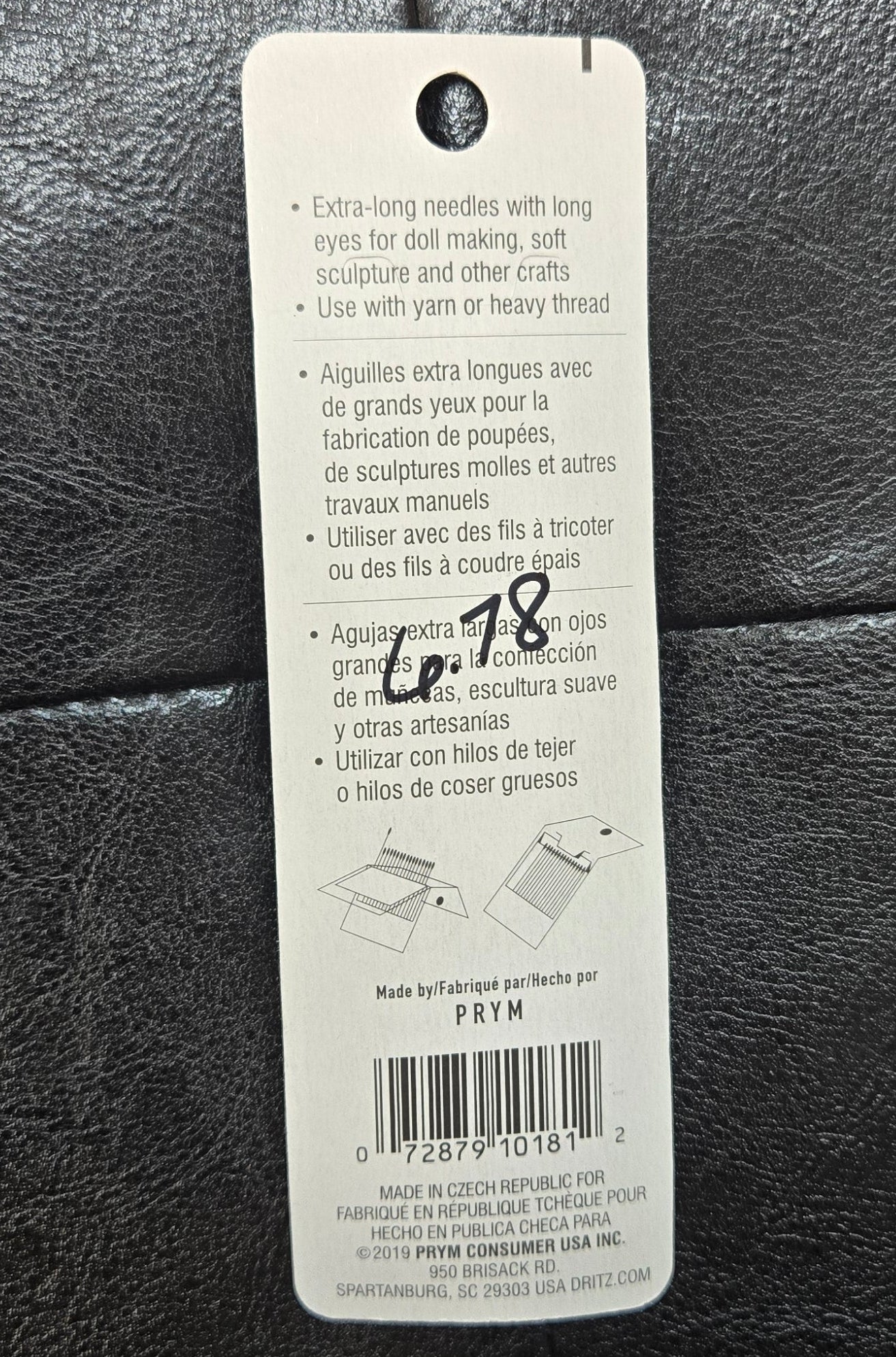 Dritz doll needles